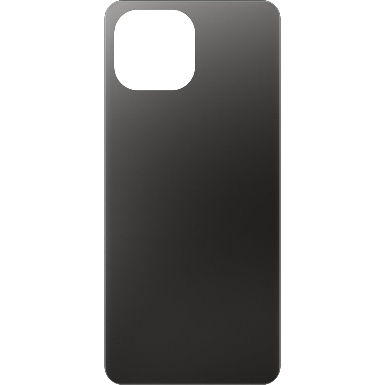 Batterideksel kompatibelt med Xiaomi 11 Lite 5G NE / Mi 11 Lite 5G, Svart
