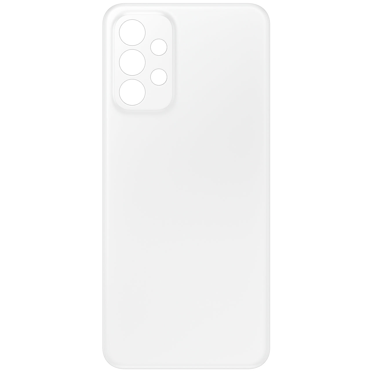 Batterideksel kompatibelt med Samsung Galaxy A23 5G A236, hvit
