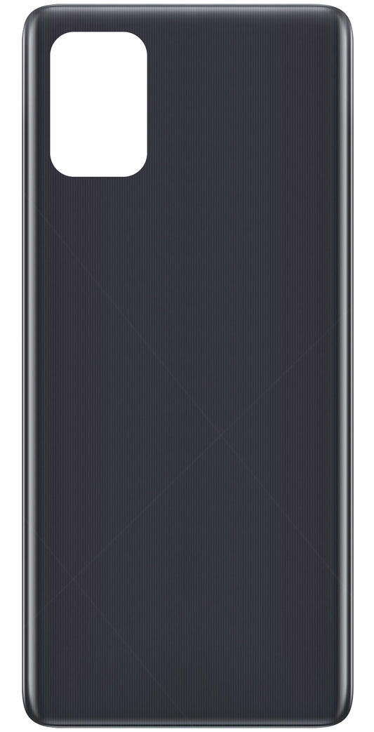 Batterideksel kompatibelt med Samsung Galaxy A71 A715, svart