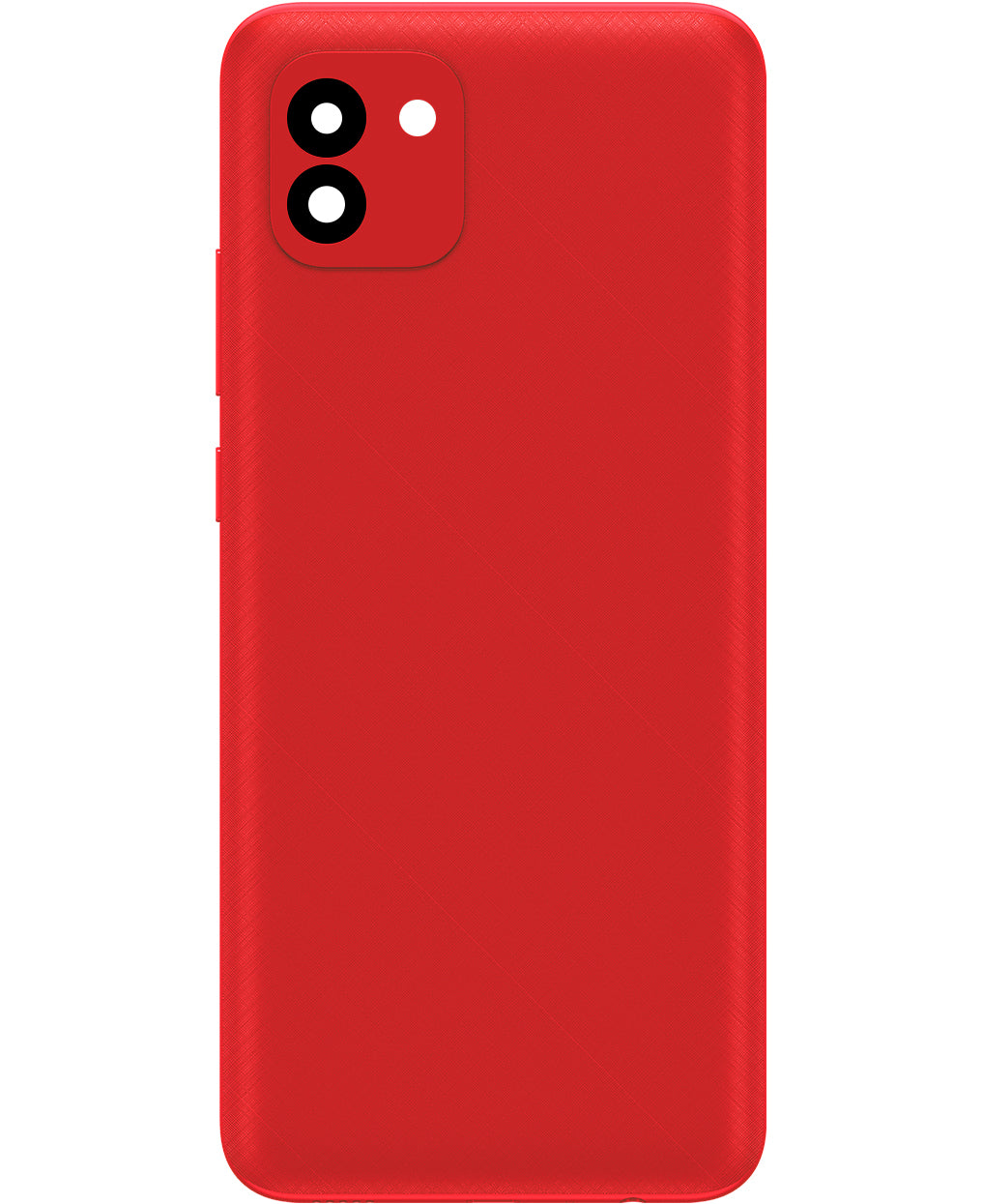 Batterideksel kompatibelt med Samsung Galaxy A03 A035, Versjon F, Rød