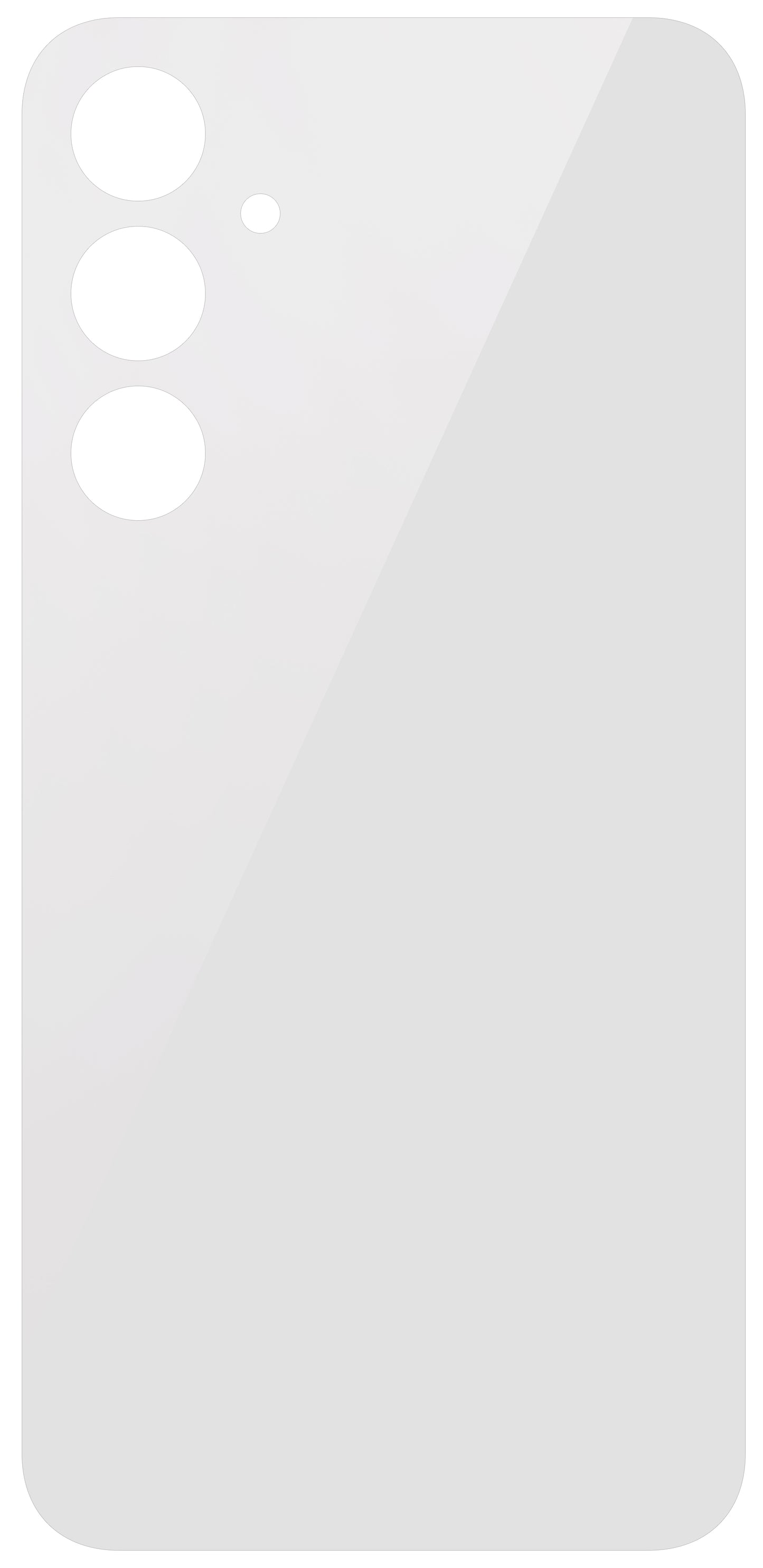 Batterideksel kompatibelt med Samsung Galaxy S23 FE S711, hvit