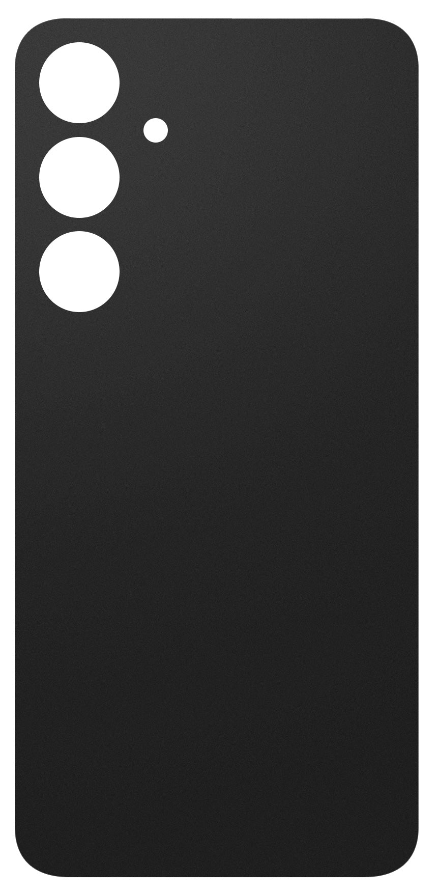 Batterideksel kompatibelt med Samsung Galaxy S24+ S926, svart