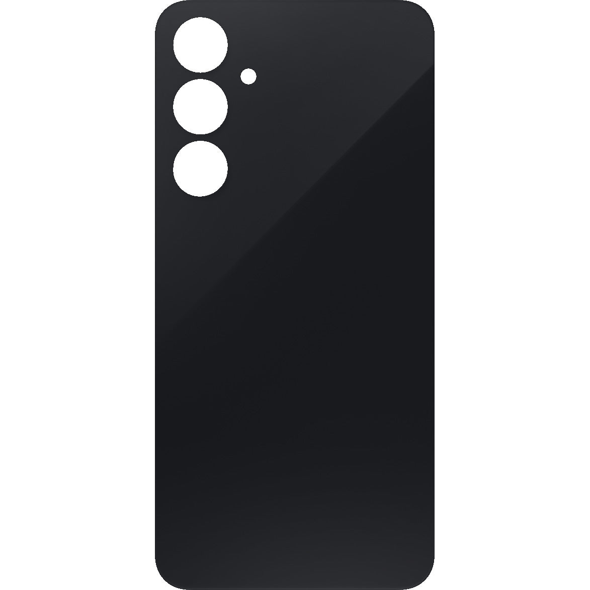 Batterideksel kompatibelt med Samsung Galaxy A55 5G A556, svart