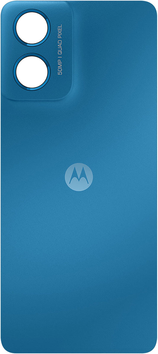 Batterideksel Motorola Moto G04s, Blå (Satin Blue), Servicepakke 5S58C24269
