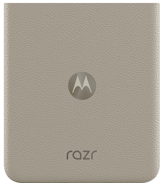 Batterideksel Motorola Razr 2024 / Razr 50, Krem (Pumice Stone), Service Pack SL98E12657