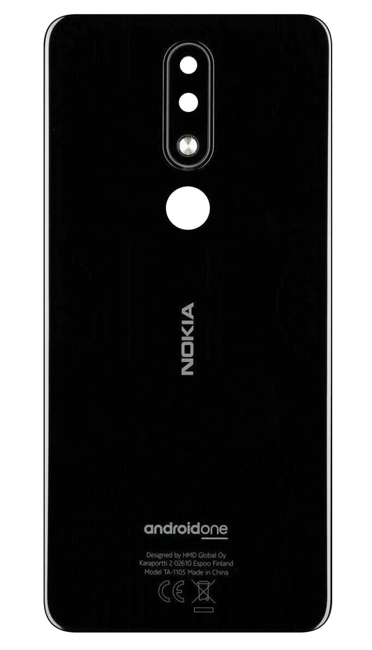 Batterideksel Nokia 5.1 Plus, Svart, Swap