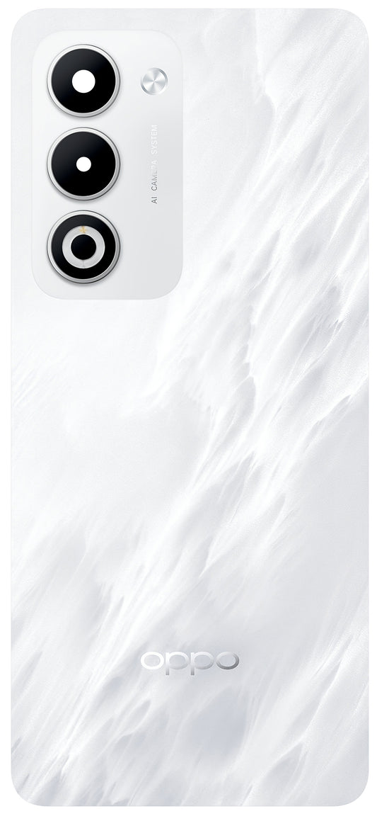Batterideksel Oppo A5 5G, Hvit (Mist White), Service Pack 621033000644