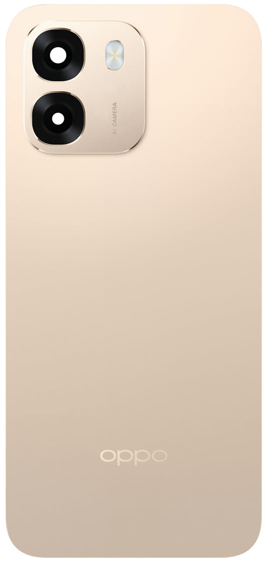 Batterideksel Oppo A6 4G, Gull (Aurora Gold), Service Pack 621033000852