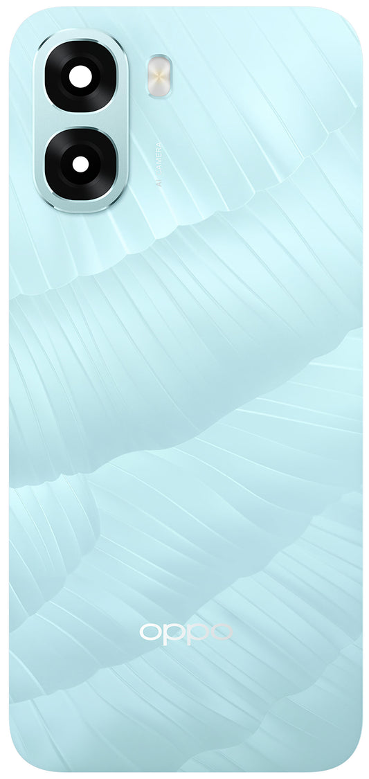 Batterideksel Oppo A6x, Blå (Ice Blue), Servicepakke 621033000886