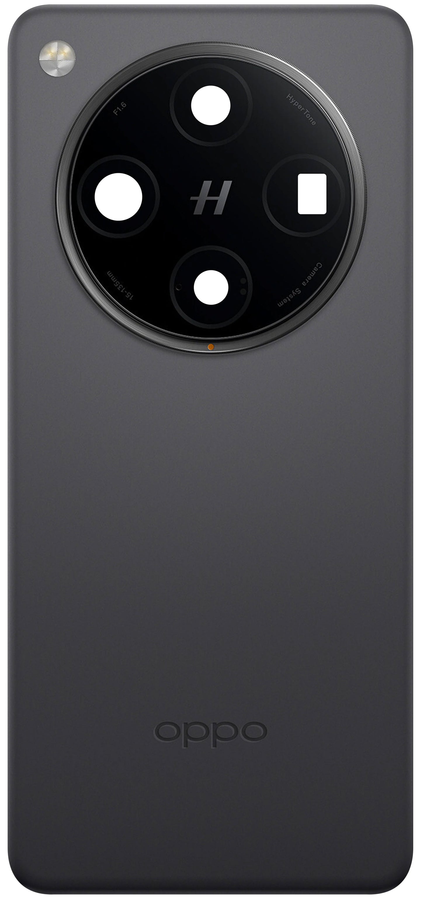 Batterideksel Oppo Find X8 Pro, Svart (Space Black), Service Pack 621033000405