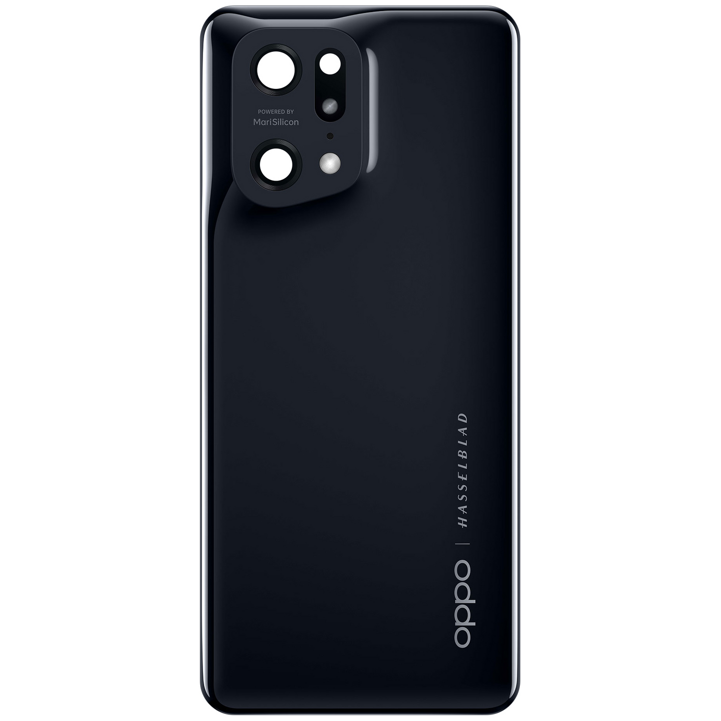 Batterideksel Oppo Find X5 Pro, Svart (Keramisk Svart), Swap 4150009