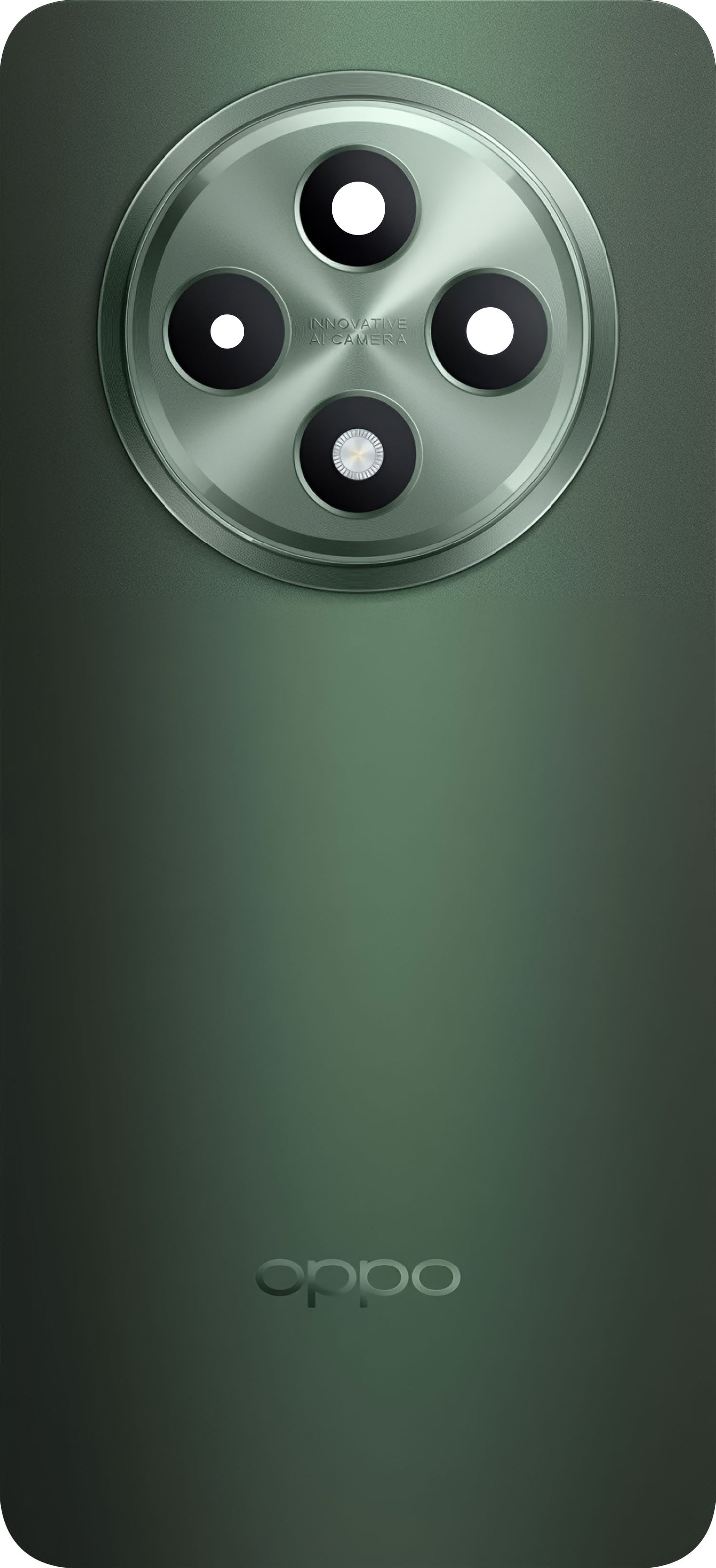 Batterideksel Oppo Reno12 F, Grønn (Olive Green), Service Pack 621033000345
