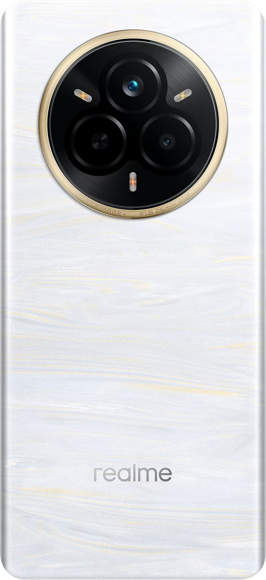 Batterideksel Realme 14 Pro, Hvit (Pearl White), Service Pack 621033000463