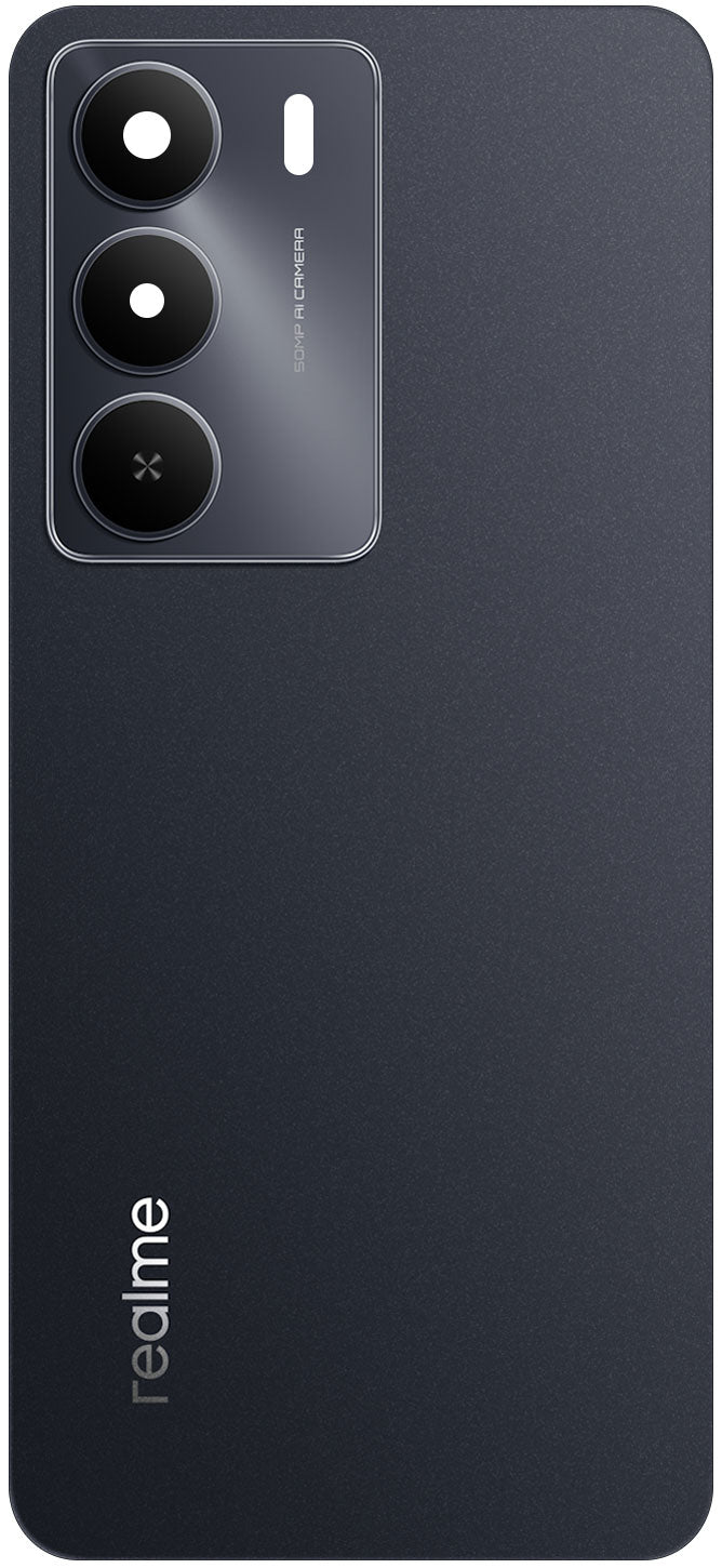 Batterideksel Realme 14x, Svart (Carbon Black), Servicepakke 621033000506