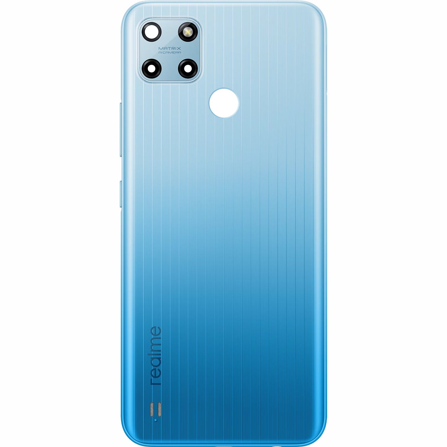 Batterideksel Realme C25Y, Blå (Glacier Blue), Servicepakke 490909037 