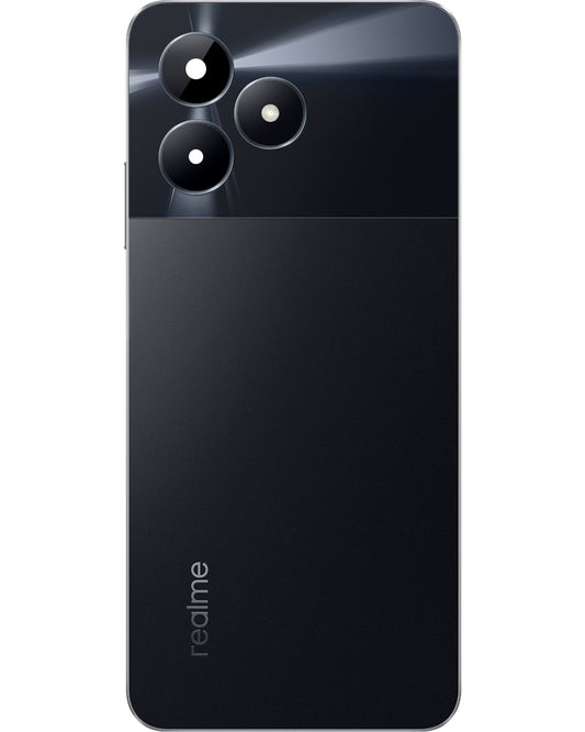 Batterideksel Realme C51, Svart (Carbon Black), Servicepakke 621032000036