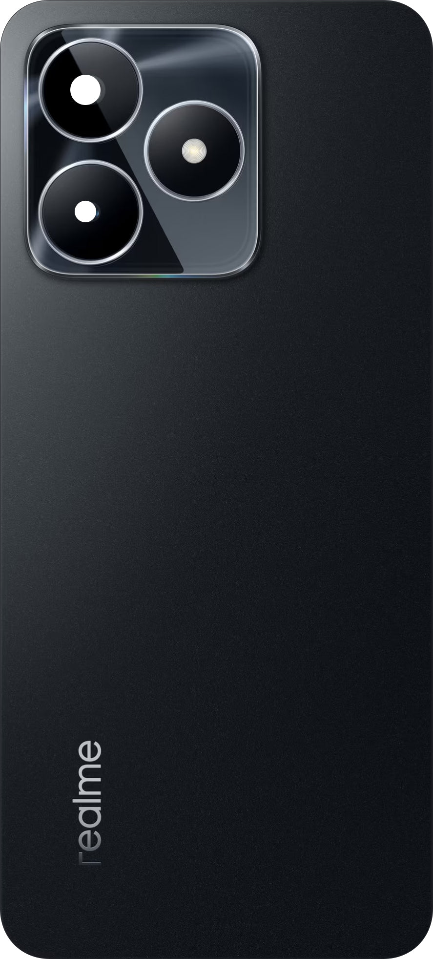 Batterideksel Realme C53, Svart (Mighty Black), Servicepakke 621033000056