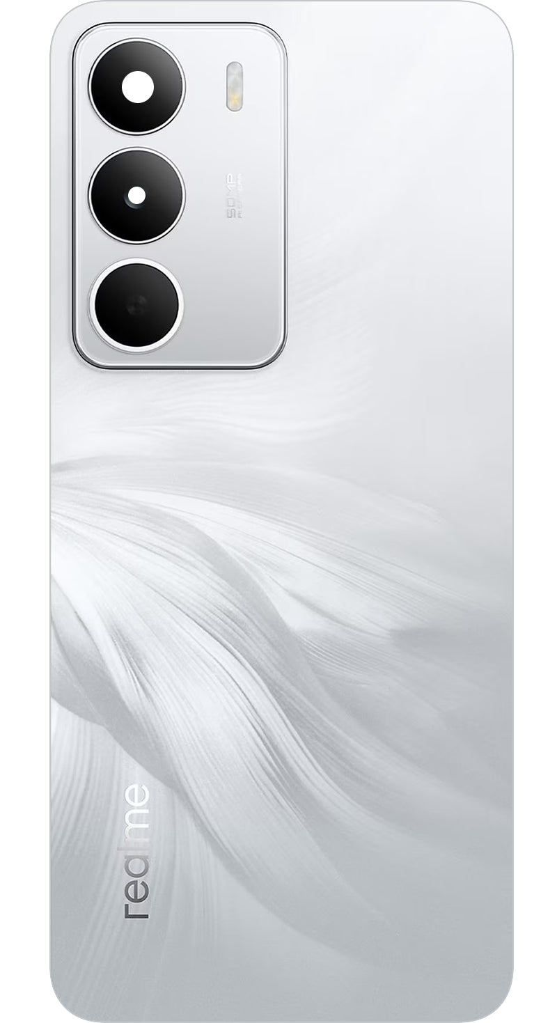 Batterideksel Realme C71, Hvit (White Swan), Service Pack 621033000625