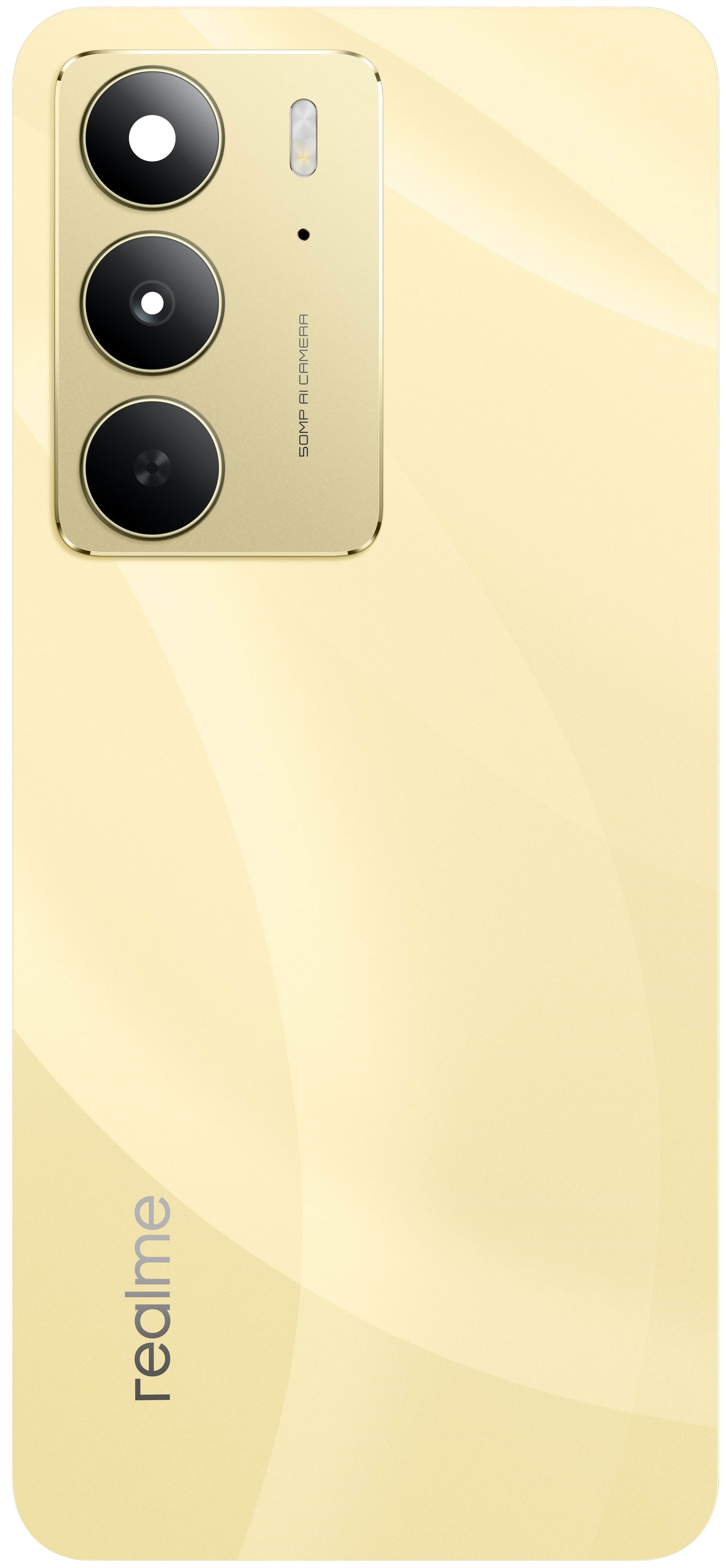 Batterideksel Realme Realme 14x (India), Gull (Golden Glow), Service Pack 621033000420