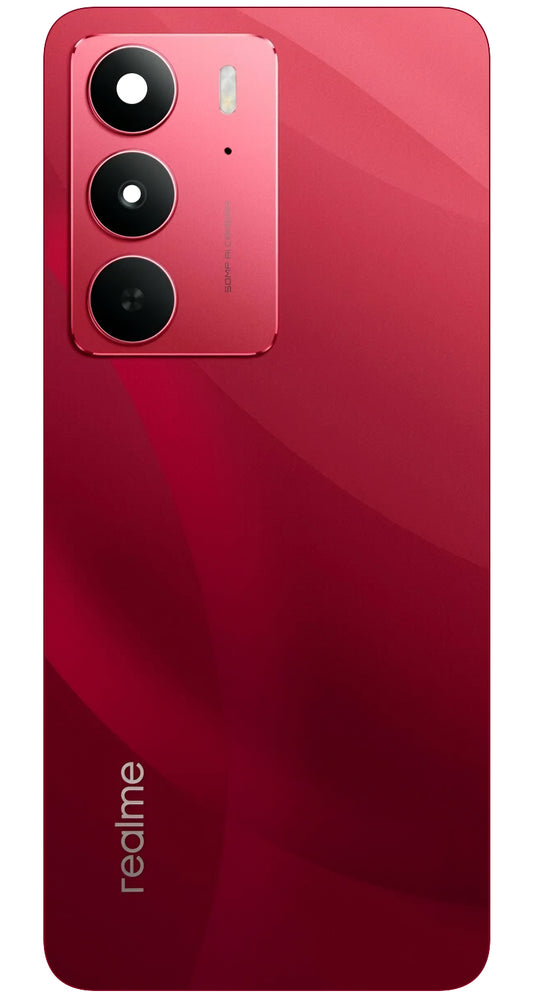 Batterideksel Realme C75 4G, Rød (Ruby Red), Servicepakke 621033000509
