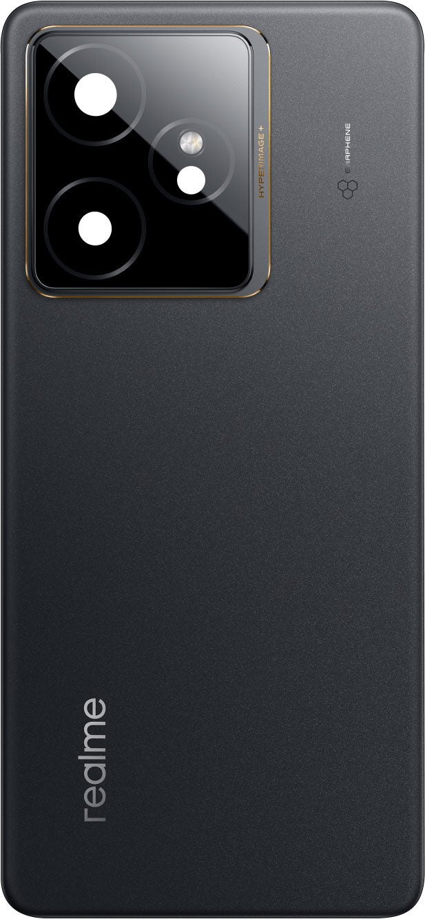 Batterideksel Realme GT 7, Svart (IceSense Black), Servicepakke 621033000618