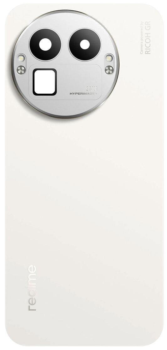 Batterideksel Realme GT 8 Pro, Hvit (Diary White), Service Pack 621033000791