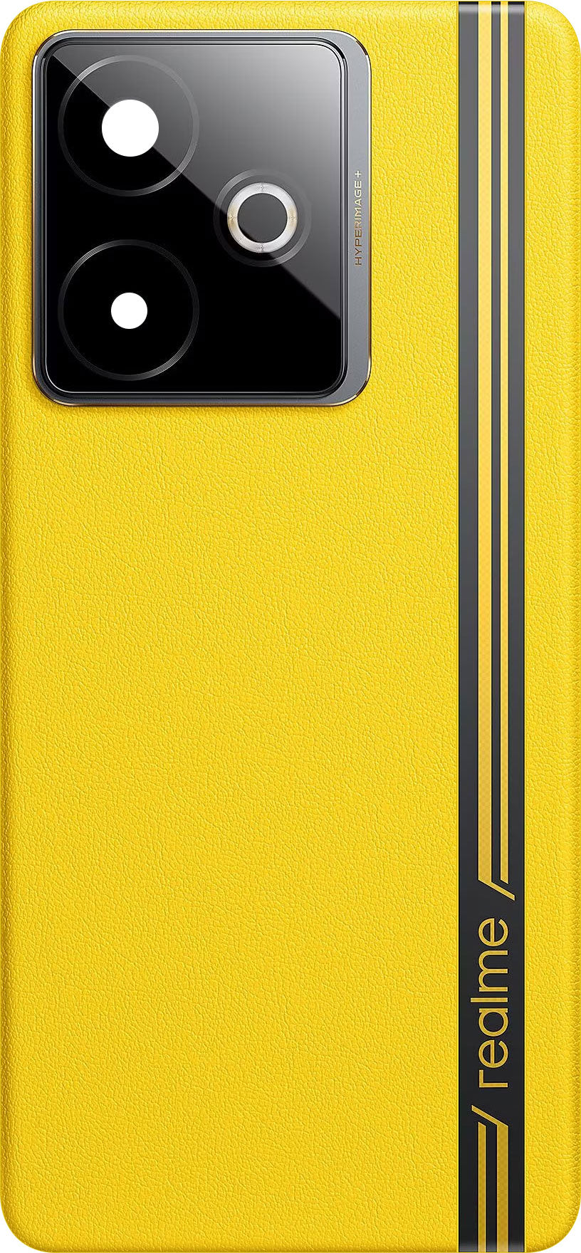 Batterideksel Realme GT 7T, Gul (Racing Yellow), Service Pack 621033000634