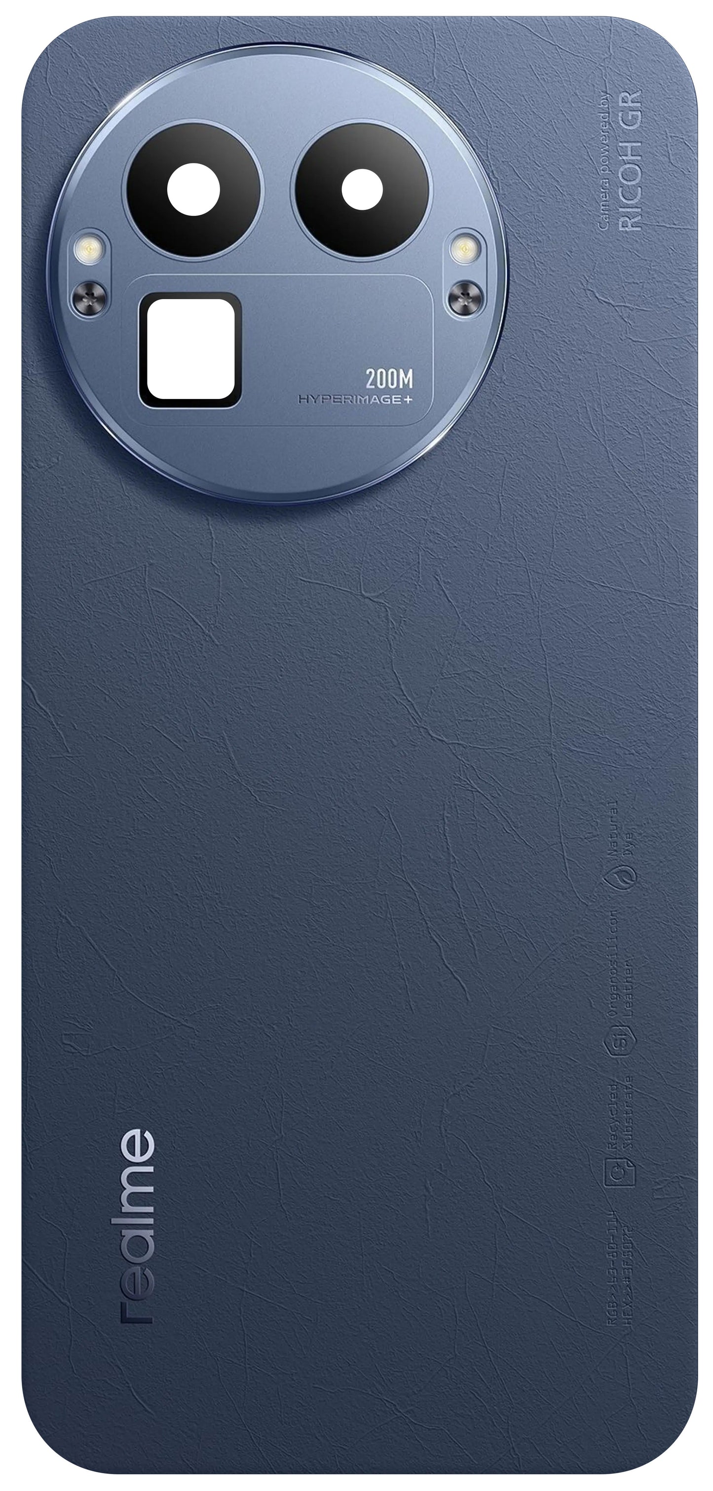 Batterideksel Realme GT 8 Pro, Blå (Urban Blue), Servicepakke 621033000792