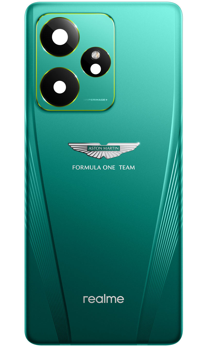 Batterideksel Realme GT 7, Grønn (Aston Martin Green), Servicepakke 621033000619