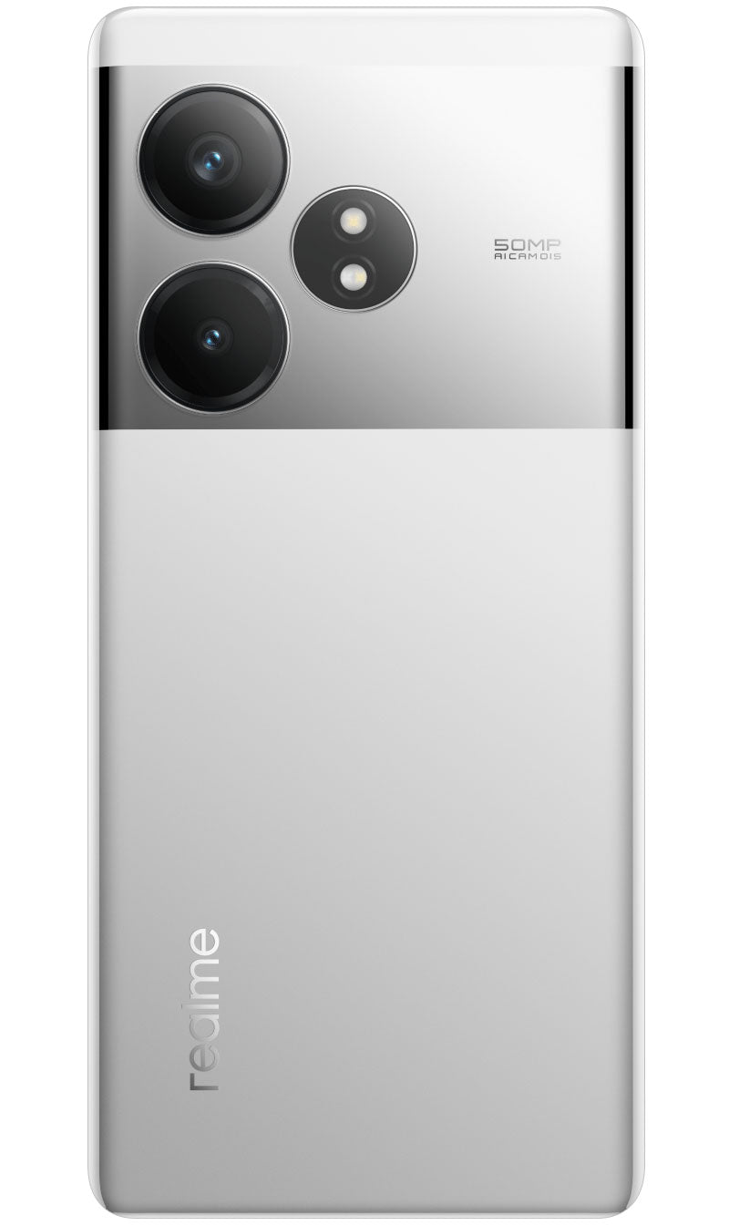 Batterideksel Realme GT 6T, Sølv (Fluid Silver), Servicepakke 621033000296