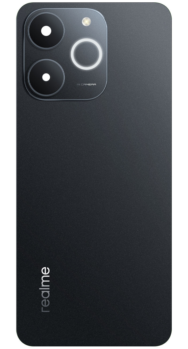 Batterideksel Realme Note 70T, Svart (Obsidian Black), Servicepakke 621033000695