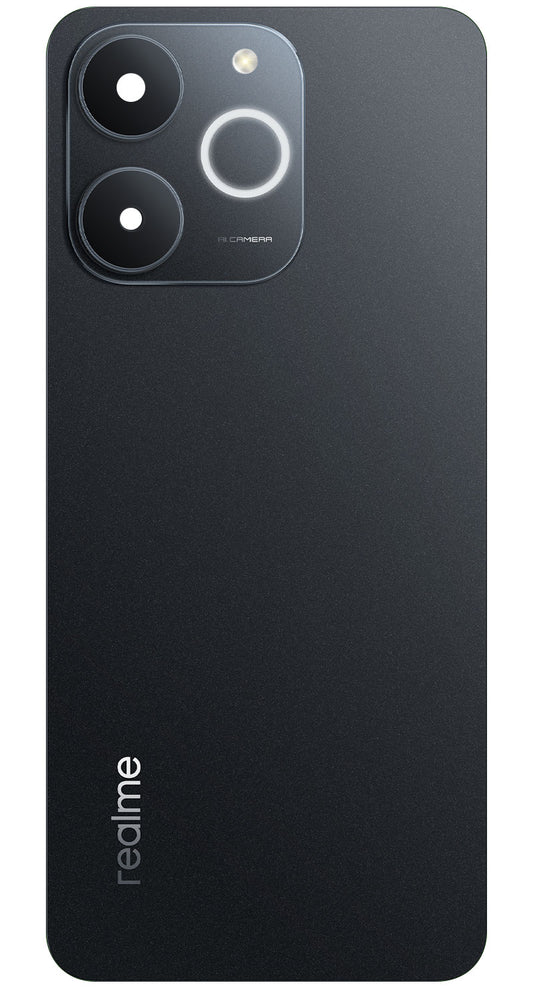 Batterideksel Realme Note 70T, Svart (Obsidian Black), Servicepakke 621033000695