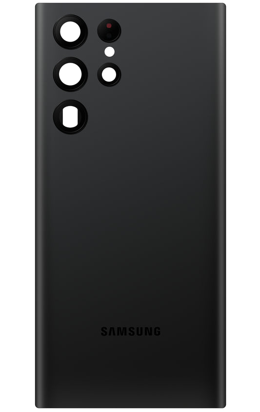 Batterideksel Samsung Galaxy S22 Ultra 5G S908, Svart (Phantom Black), Servicepakke GH82-27457A