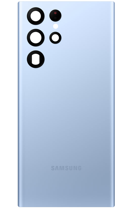Batterideksel Samsung Galaxy S22 Ultra 5G S908, Blå (Sky Blue), Service Pack GH82-27457G