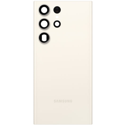 Batterideksel Samsung Galaxy S23 Ultra S918, Krem, Service Pack GH82-30400B