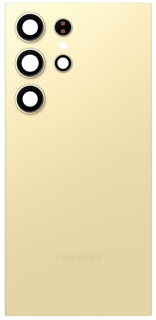 Batterideksel Samsung Galaxy S24 Ultra S928, Gul (Titanium Yellow), Service Pack GH82-33349C