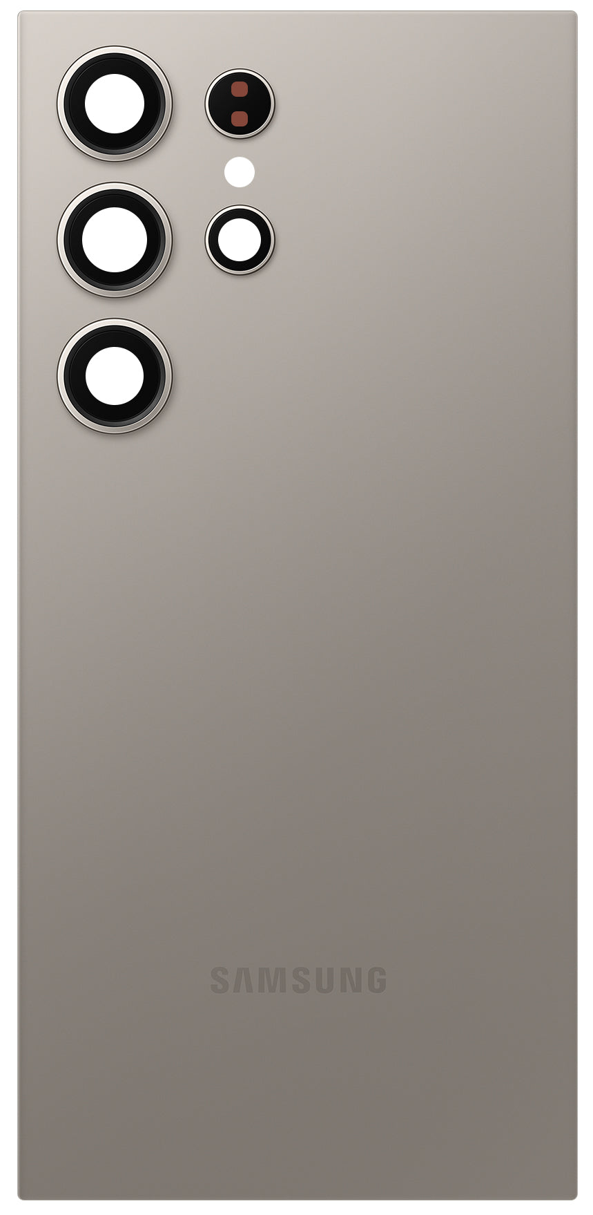 Batterideksel Samsung Galaxy S24 Ultra S928, Grå (Titanium Gray), Service Pack GH82-33349A