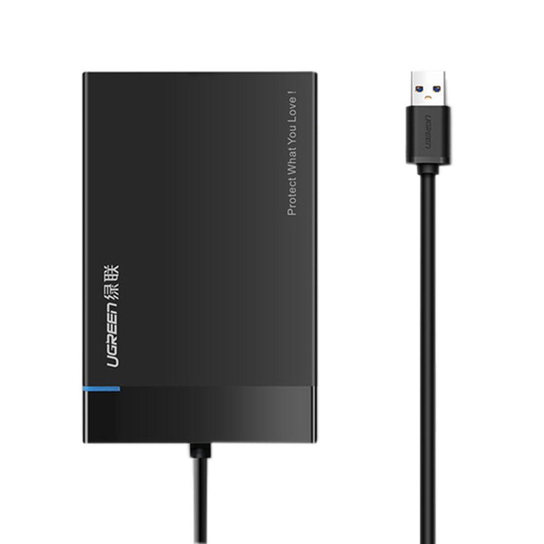 Rack UGREEN US221 for HDD / SSD SATA 2.5inch, USB 3.0, Svart