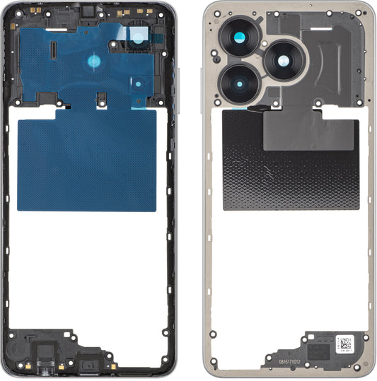 Midtre deksel Honor X5c Plus, Sølv, Servicepakke 9707ACJA