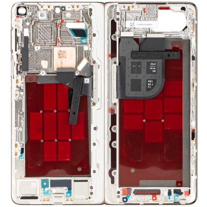 Midtre deksel Huawei Mate X7, Gull, Service Pack 02357JUK