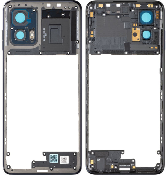 Motorola Moto G73 Midtre Deksel, Blå (Midnight Blue), Service Pack 5S58C22264