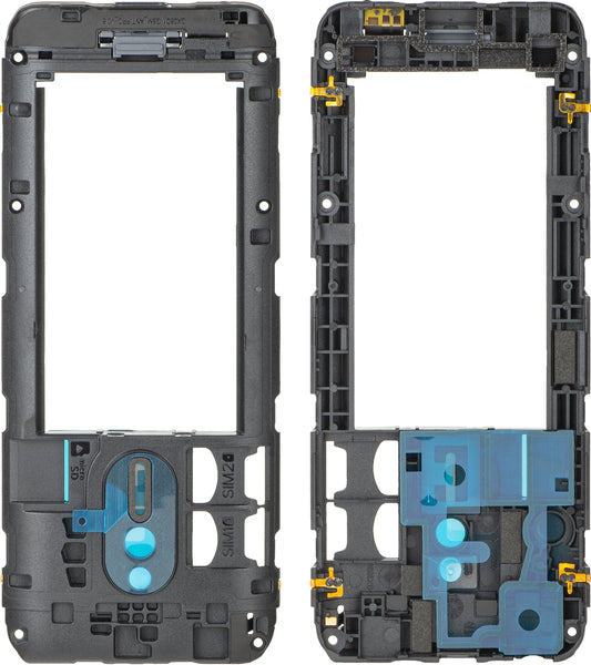 Midtre deksel Nokia 230 (2024), svart, servicepakke 286913684