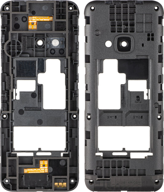 Midtre deksel Nokia 5310 (2024), svart, Service Pack 286912616