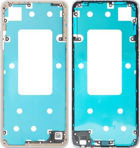 Midtre deksel Oppo A5 4G, Sølv (Mist White), Service Pack 612118001142