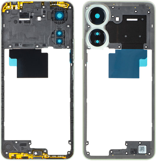 Midtre deksel Xiaomi Redmi 13C, Grønn (Clover Green), Service Pack 560004C3UA00