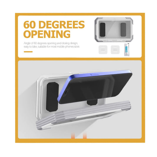 Veggkasse med Berøringsmembran Techsuit LC-888 for Telefon, Vanntett, Grå