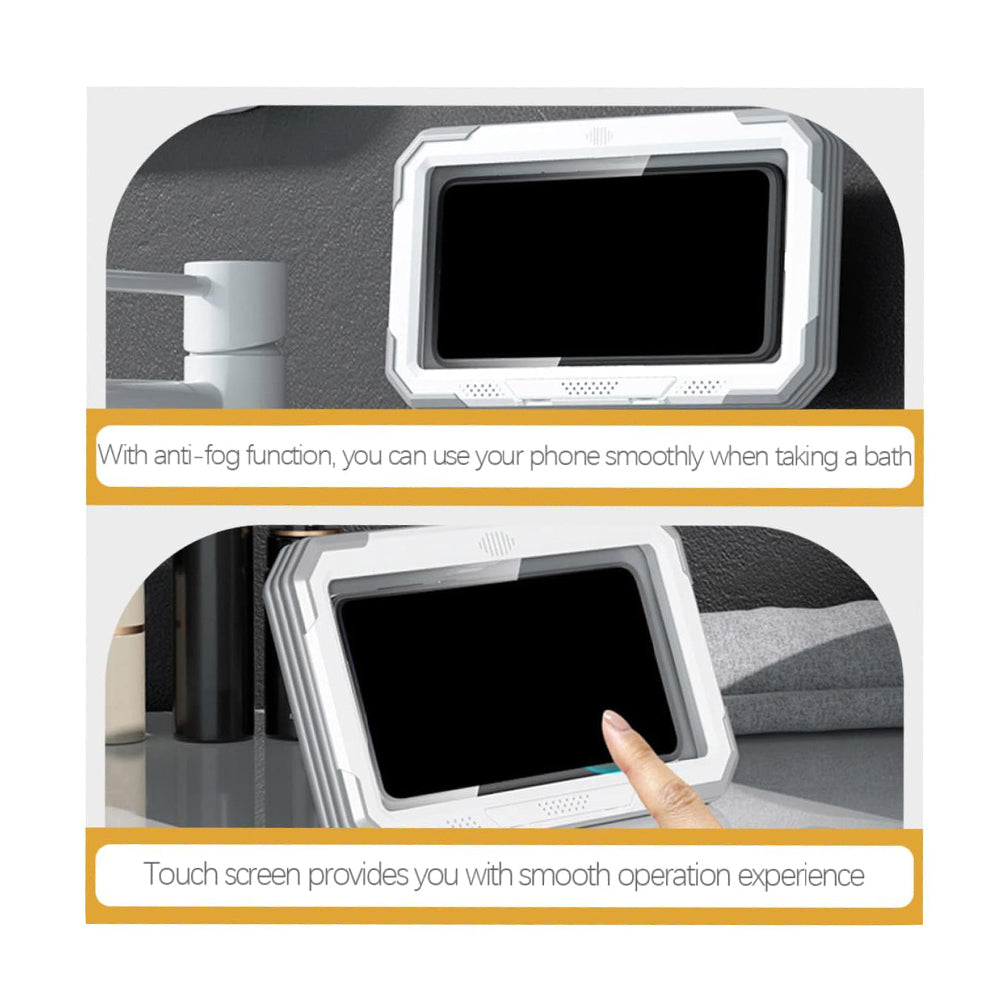 Veggkasse med Berøringsmembran Techsuit LC-888 for Telefon, Vanntett, Grå