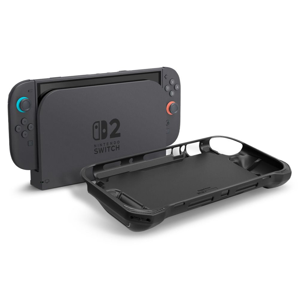 Spigen Rugged Armor Beskyttelsesdeksel for Nintendo Switch 2, Svart ACS09075