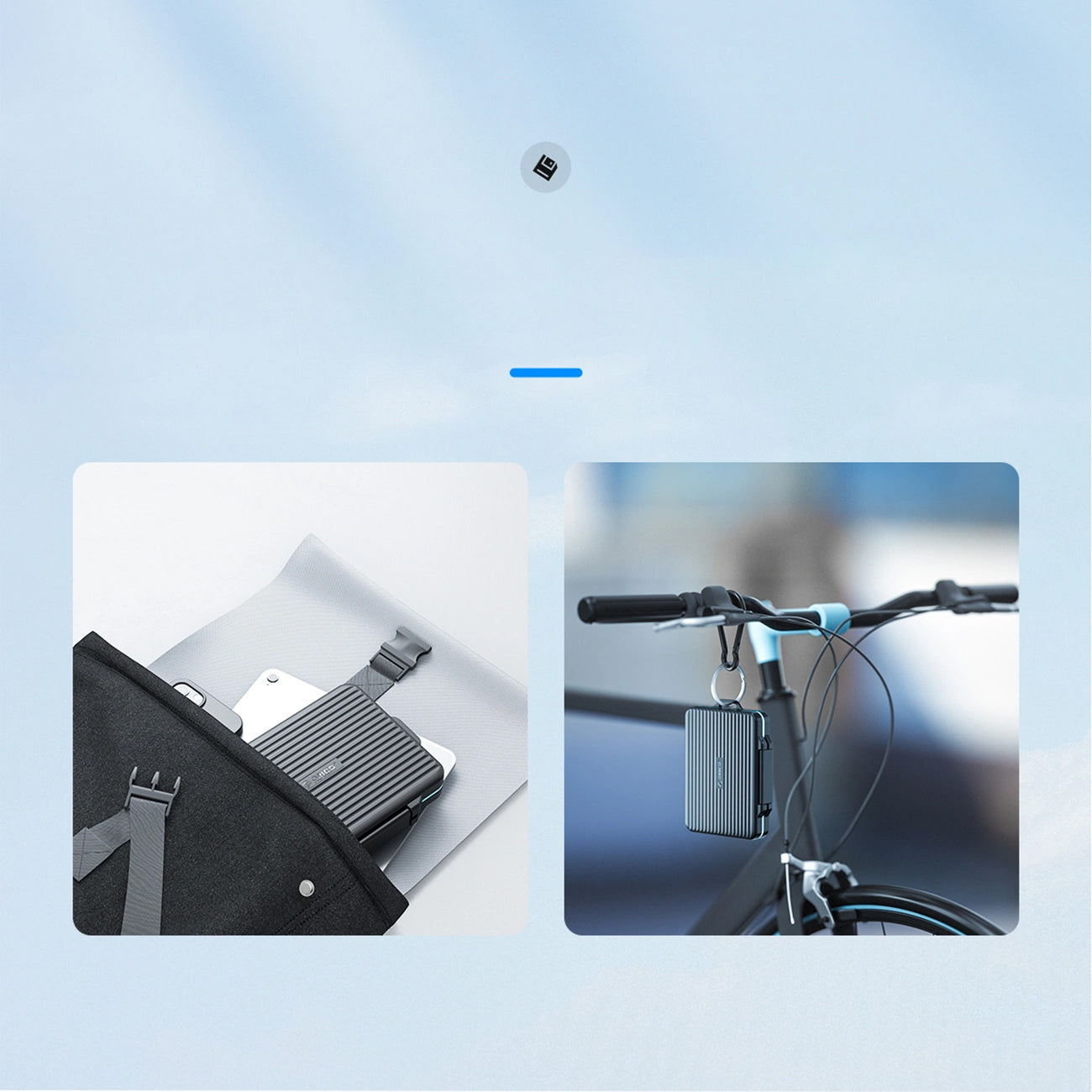 Orico PHCD-3 Beskyttelsesetui for SD / microSD minnekort, Svart