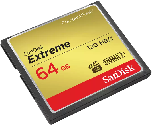 CompactFlash Minnekort SanDisk Extreme, 64Gb, UDMA 7 SDCFXSB-064G-G46